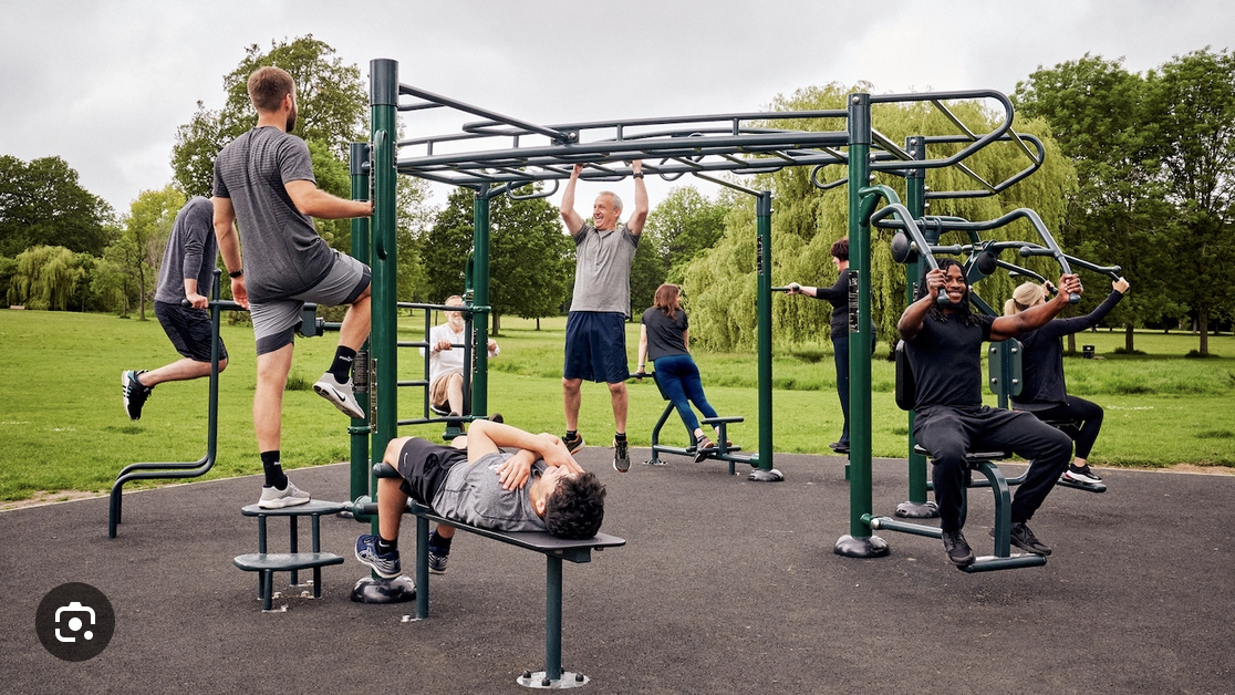 Outdoor Playground and Gym